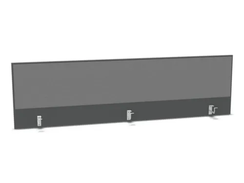 opzetpaneel bureau aanbouw achter MS-donkergrijs BN8078-grijs 2000mm