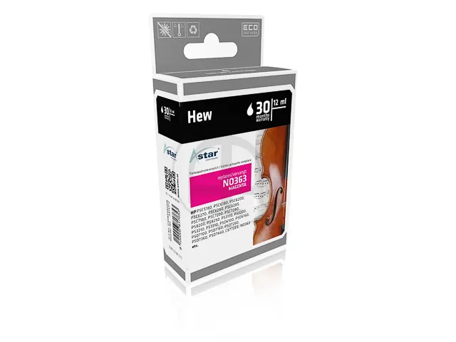 AS15772 ASTAR HP 363 PS Inkt magenta XXL rebuilt 1125pag Chip 12ml