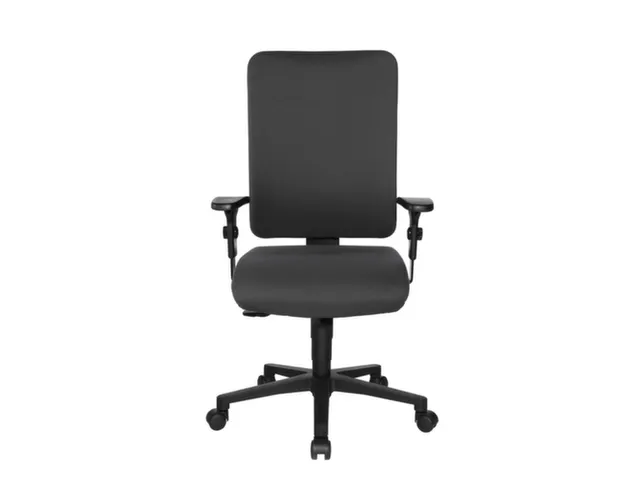 Bureaustoel,Synchroonmech.,M. Armleuningen,Zitting Stof Antraciet