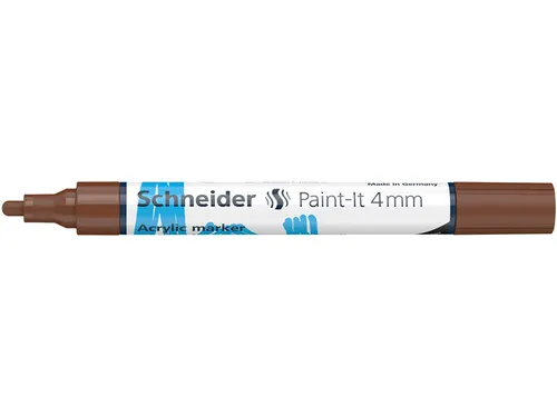 Acrylmarker Schneider Paint-It 320 4mm bruin