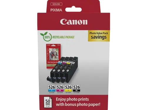 4540B019 CANON CLI-526 Ink Cartridge C/M/Y/BK