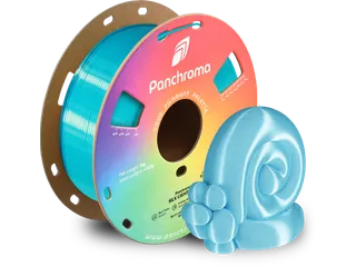 Polymaker 3D printer Filament Panchroma PLA Silk 1,75mm Lichtblauw 1kg - 1