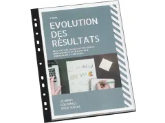 Viquel showalbum met 11-gaats perforatie A4 20 tassen