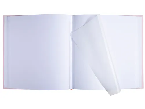 Fotoalbum Exacompta 29x32cm 60 witte pagina's Ellipse roze