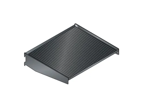 plank,v. werkplaatswagen,BxD 380x310mm,staal,zwart