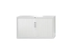 Claudius PLUS Roldeurkast 72.8x120x45cm Wit 1 Legbord