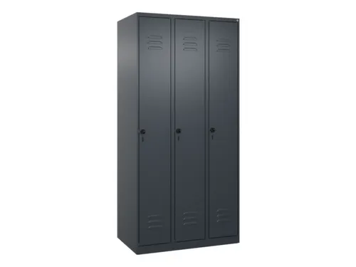 locker voor scheiding van kleding,HxBxD 1850x900x500mm,3vak