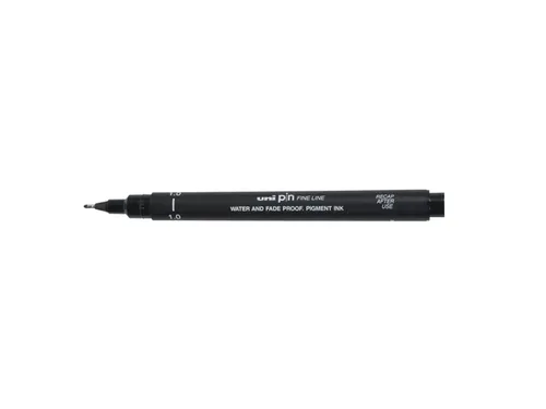 Fineliner Uni-ball Pin 1mm zwart
