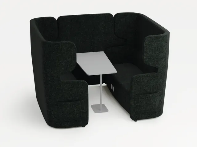 Ensemble Fauteuils Et Canapé 2Sofas Table 4 Sièges Insonorisant