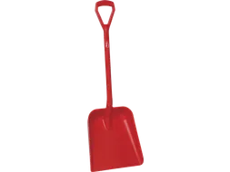 Hygiene 5623-4 Lichtgewicht Schop D-Greep Groot Blad Rood