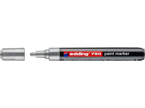 Paintmarker edding 790 op alcoholbasis 2-3mm zilver