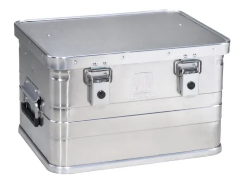 Aluminium transportbox,HxLxB 265x435x335mm,wanden gesloten