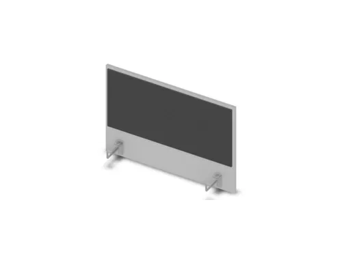 opzetpaneel bureau aanbouw zijkant MP-lichtgrijs antraciet 800mm