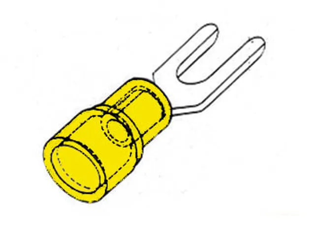 Kabelschoen Geel 5.3mm