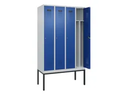 locker voor scheiding van kleding,HxBxD 2120x1200x500mm,4vak