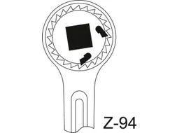 3093 Z Tandwiel ratel 3/8 inch