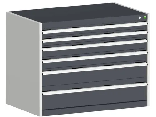 ladekast HxBxD 800x1050x650mm 6laden zware lasten RAL7035 RAL7016