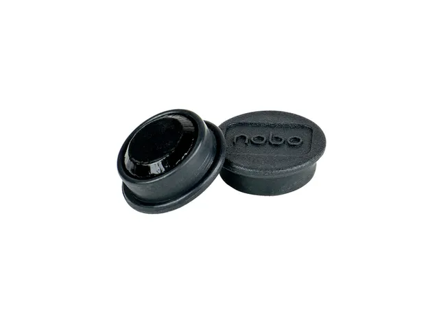 Aimant Nobo 24mm noir 10 pièces