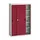 werkplaatskast 2000x1300x550mm 4xStalen bodem RAL7035 front RAL3004