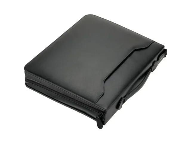 Conferentiemap Alassio AREZZO A4 zwart kunstleer