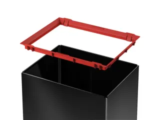 afvalbak,52l,HxBxD 763x339x260mm,romp staal zwart - 8