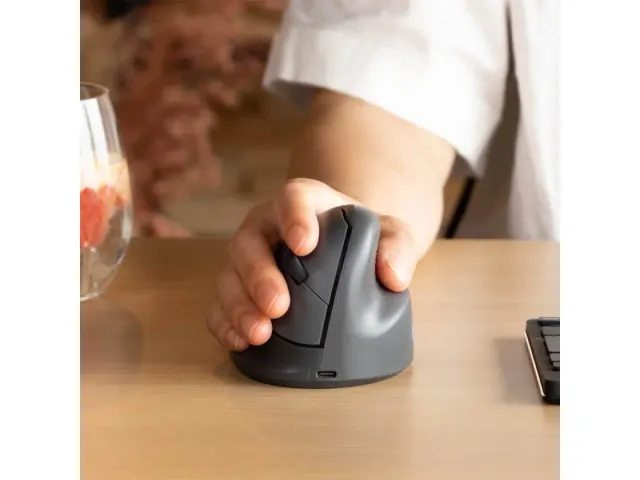 Verticale muis R-Go HE Basic Medium Rechts draadloos Bluetooth