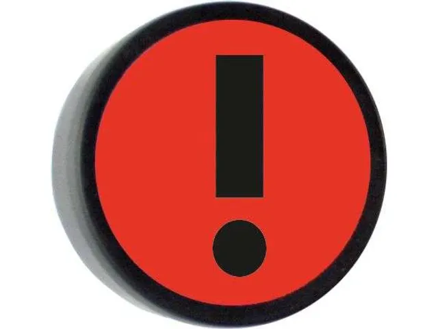 Impressiemagneet Attention 35mm Rood