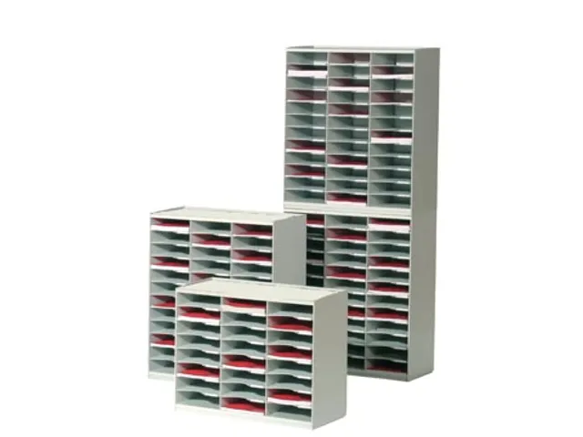 Sorteerrek Met 36 Vakken Grijs