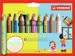 Kleurpotloden STABILO 882 woody 3 in 1 duo incl. puntenslijper assorti