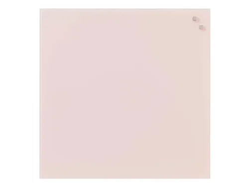 Glasmagneetbord Naga 45x45cm poeder roze