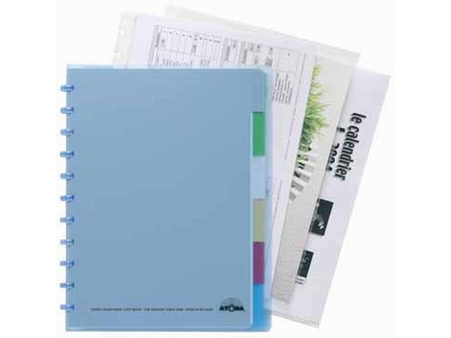 Zorg Split Accommodatie Atoma schrift met tabbladen Trendy ft A4, gelijnd, assorti kleuren |  DiscountOffice.nl