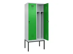 locker voor scheiding van kleding,HxBxD 2120x800x500mm,2vak