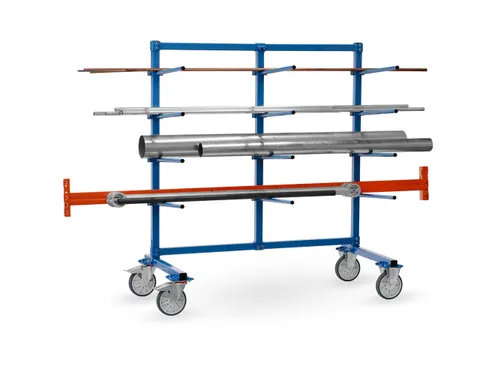 Draagarmwagen 4619-1 500kg 12 Draagarmen PVC Slang 2000x800mm