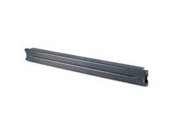 1U 19 inch zwart modulair gereedschapsloos luchtstroombeheer blind pan