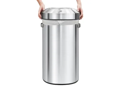 Afvalbak Urban Bin 120 liter Mat RVS