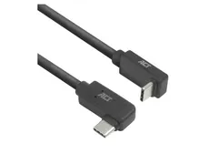 Câble ACT USB-C coudé gauche/droite USB-C coudé haut/bas 10Gbps 2m