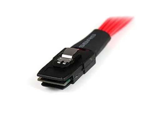 50cm seriële SCSI SAS-kabel - SFF-8087 naar 4x vastklikkend SATA