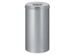 Papierbak met vlamdover Vepabins 50 liter 33.5cm x 63cm Lichtgrijs
