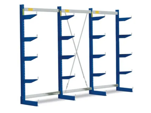 Draagarmstelling 1980x3245x600mm 5etages 700kg/etage Ral5010