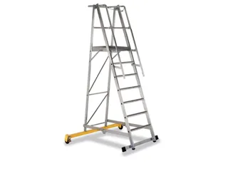 Platformladder Aluminium Bordes H X B X D 1800X 600X 630Mm 7Treden - 1