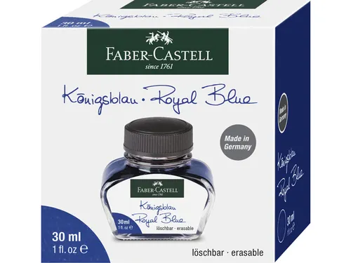 vulpeninkt Faber-Castell koningsblauw flacon 30 ml