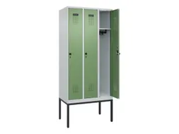 locker,HxBxD 2120x900x500mm,3vak,vak B 300mm,draaigrendel