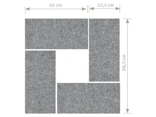 akoestisch wandpaneel,HxLxB 25x650x325mm - 1