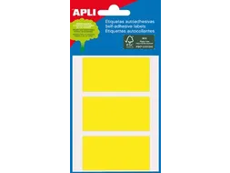 Apli Gekleurde Etiketten 34x67mm Geel