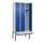 locker met bank,HxBxD 2120x900x815mm,3vak,vak B 300mm,cilinderslot