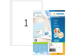 HERMA 4458 Premium etiketten A4 200x297mm Wit 100 stuks