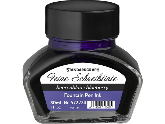 Encre calligraphique Standardgraph 30ml bleu baie