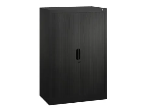 jaloeziedeurkast,HxBxD 1230x800x420mm,2xStalen bodem,rolluik RAL7021