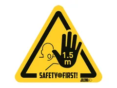 Waarschuwingssticker, houd afstand 1