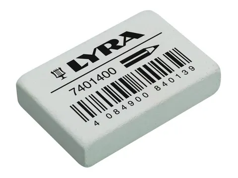 Gomme LYRA India Rubber blanche boîte 40 pièces